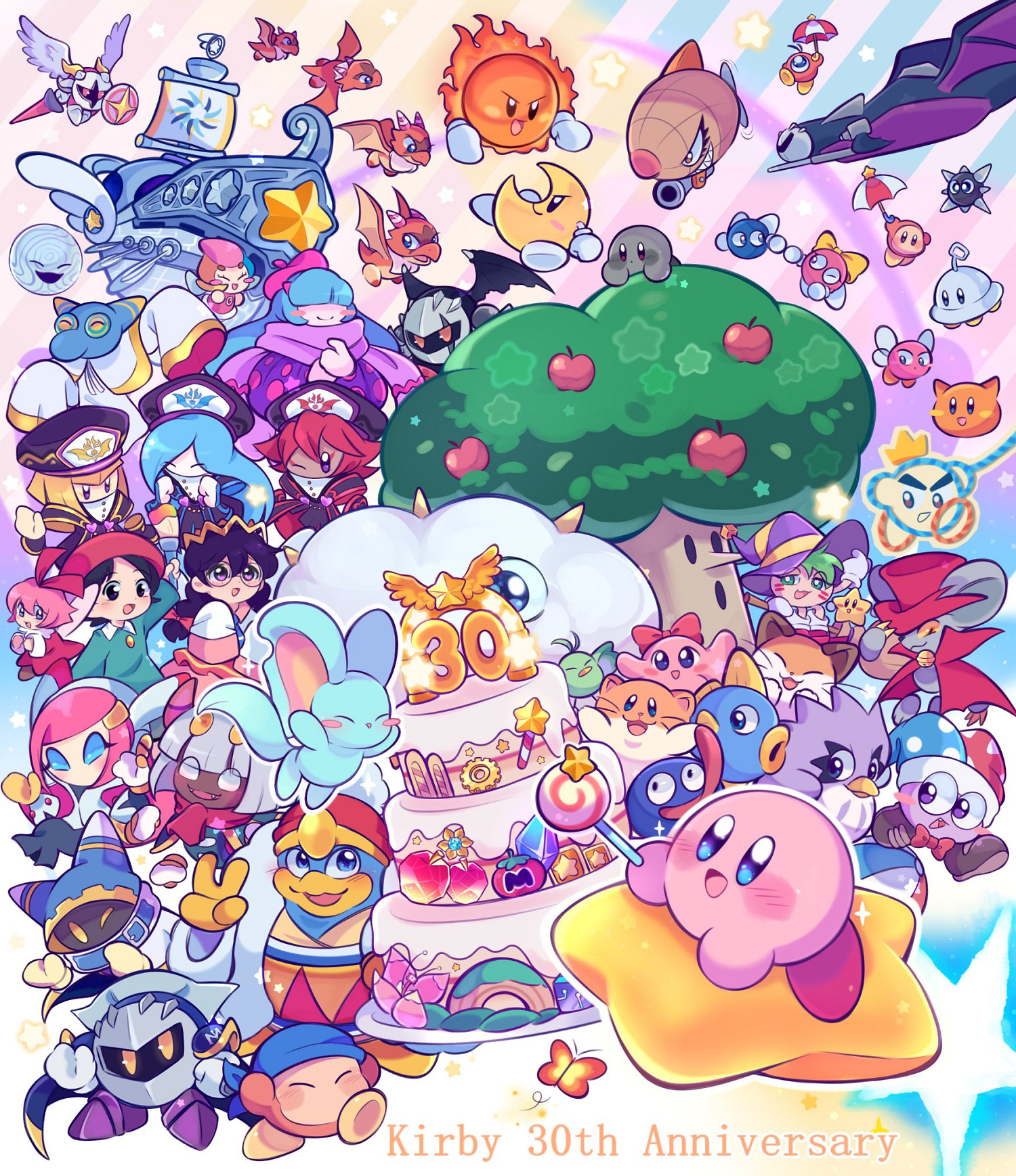 30年風風雨雨 喜迎《星之卡比》30周年同人賀歲圖集