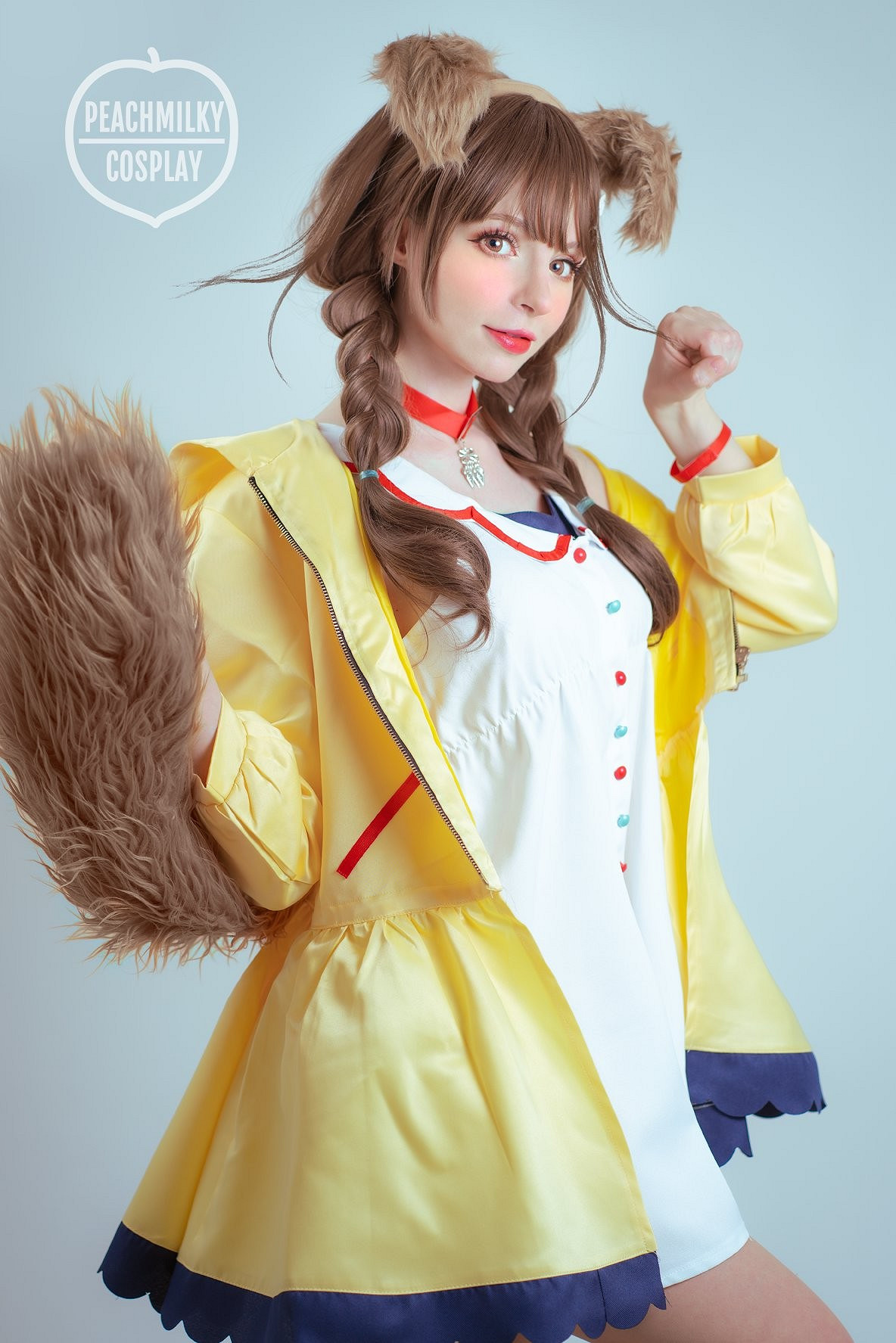 愛爾蘭小姐姐COS《原神》莫娜：黑絲網襪超正兔女郎！