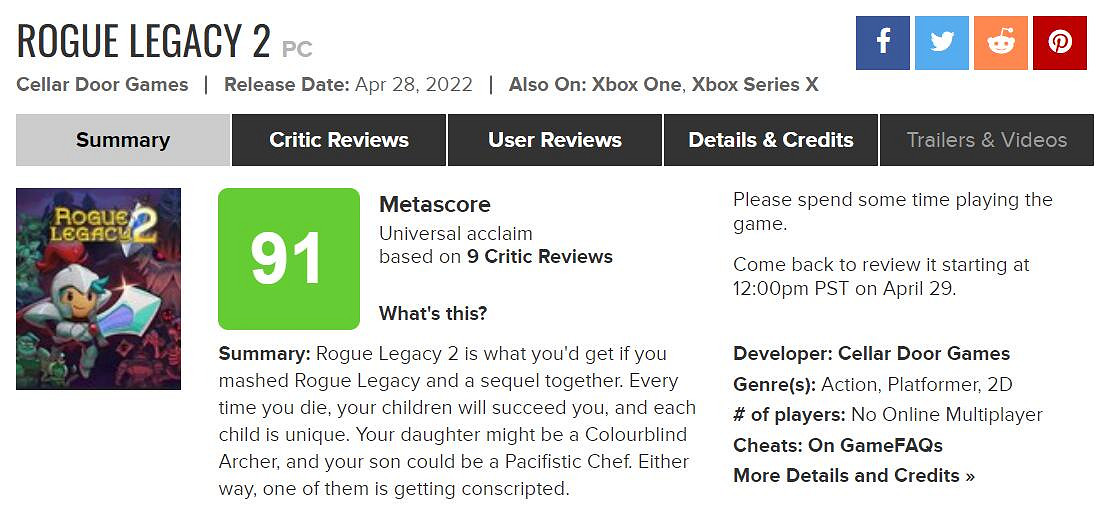追加中文！盜賊遺產2正式版M站91分、Steam好評如潮
