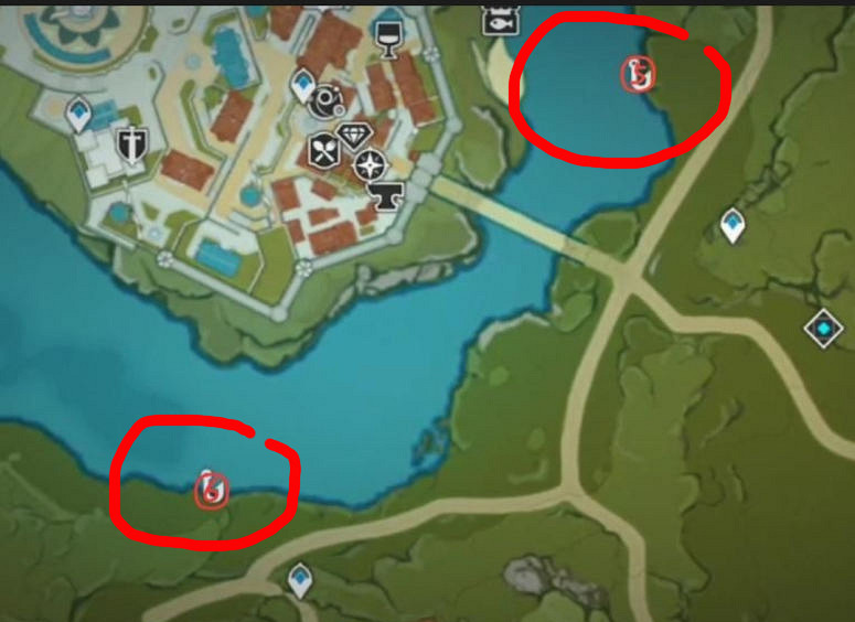 《原神》蒙德釣魚點有幾個?全蒙德釣魚點一覽 《原神》蒙德釣魚點有幾個?全蒙德釣魚點一覽