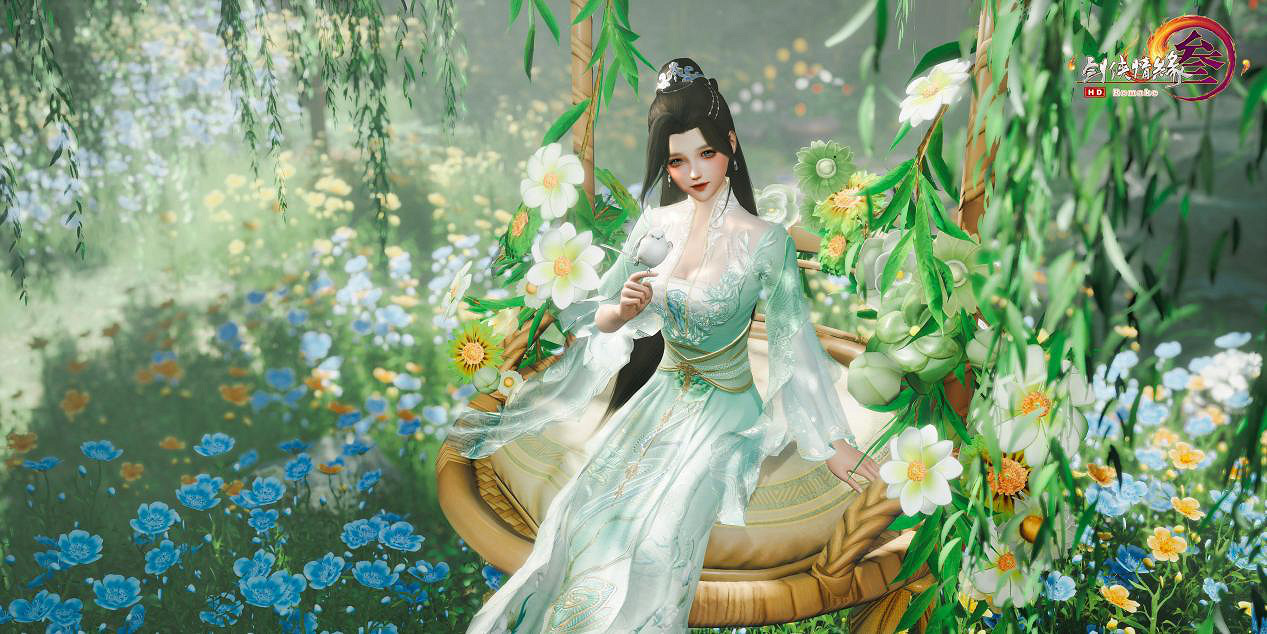 俠客們在《劍網3》新資料片“輕裝上陣”