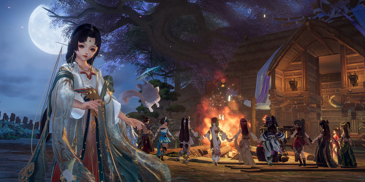 俠客們在《劍網3》新資料片“輕裝上陣”