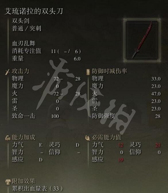 《艾爾登法環》艾琉諾拉的雙頭刀怎麽樣?艾琉諾拉的雙頭刀獲得方法 《艾爾登法環》艾琉諾拉的雙頭刀怎麽樣?艾琉諾拉的雙頭刀獲得方法