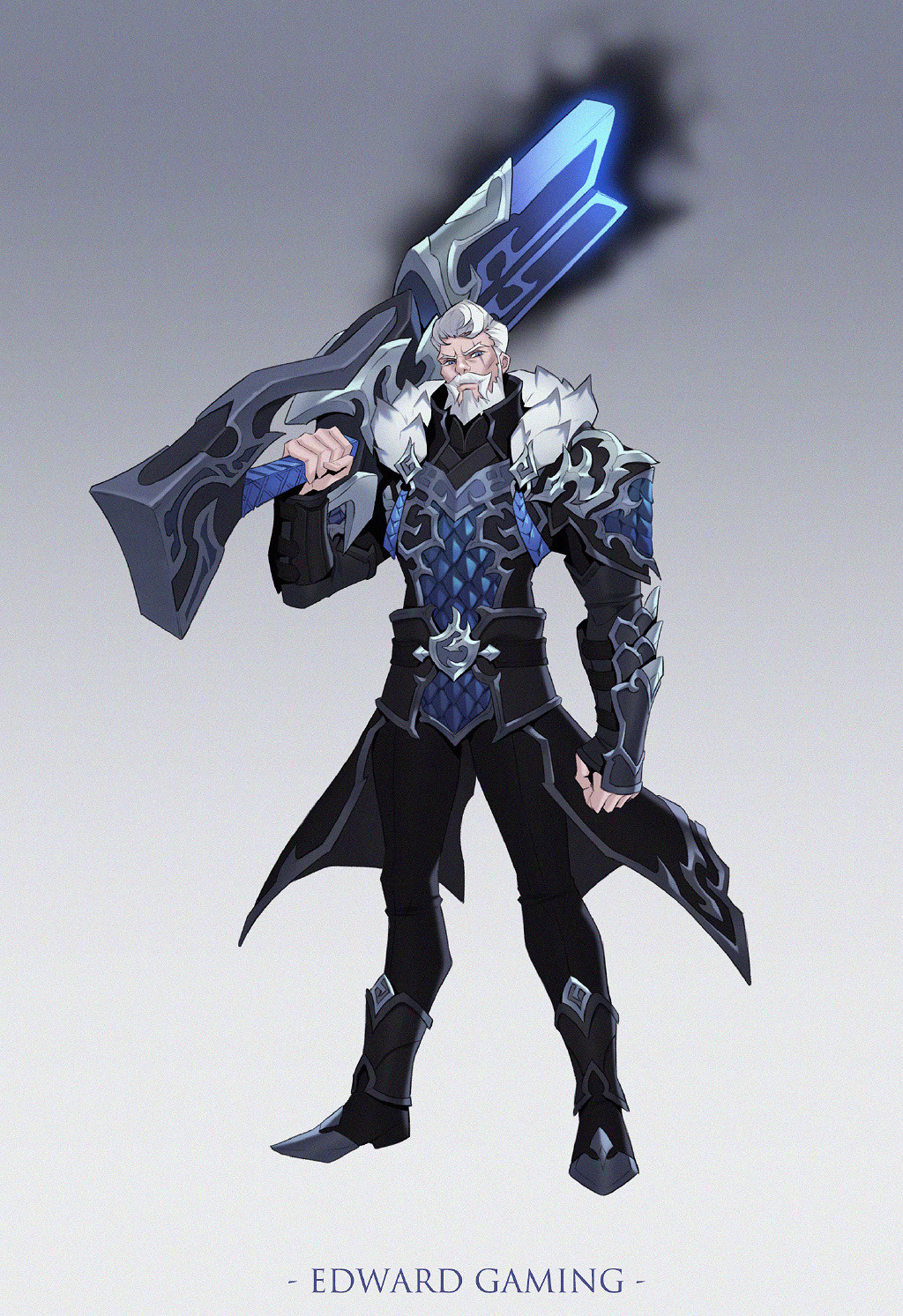 神兵天降!《英雄聯盟》EDG銀龍騎士團設計稿公開 神兵天降!《英雄聯盟》EDG銀龍騎士團設計稿公開