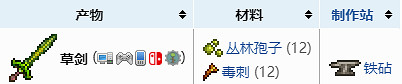 《泰拉瑞亞》草劍怎麽合成?草劍合成方法 《泰拉瑞亞》草劍怎麽合成?草劍合成方法