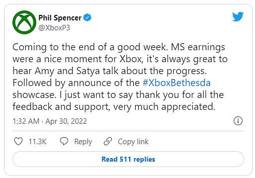 被老板表揚了？Phil Spencer稱Xbox迎來了美好的時刻