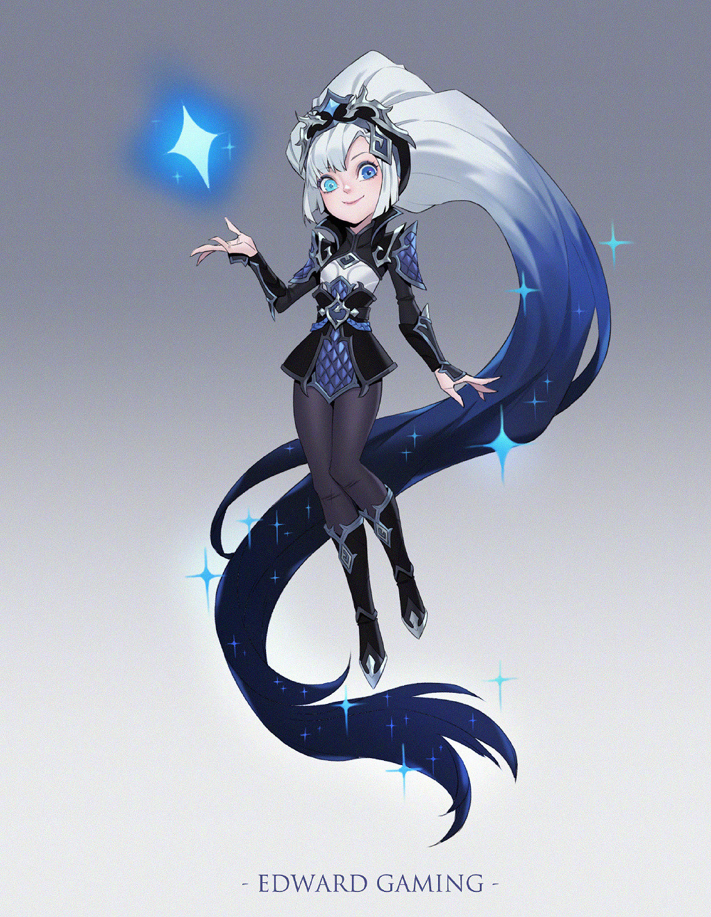 神兵天降!《英雄聯盟》EDG銀龍騎士團設計稿公開 神兵天降!《英雄聯盟》EDG銀龍騎士團設計稿公開