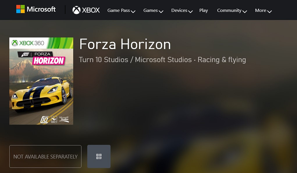 下架6年的《極限競速:地平線1》突然重新上架微軟商店 下架6年的《極限競速:地平線1》突然重新上架微軟商店