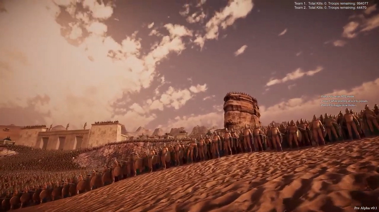 《史詩戰爭模擬2》1000萬人同屏實機展示公開! 《史詩戰爭模擬2》1000萬人同屏實機展示公開!