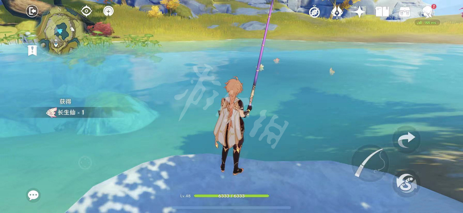 《原神》長生仙在哪釣？長生仙釣魚點分享