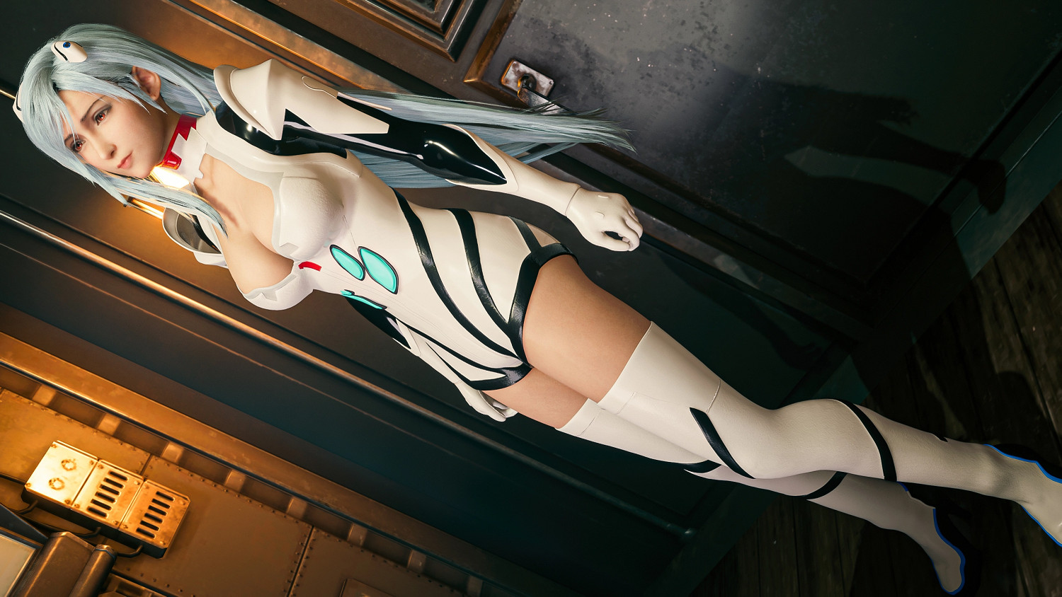 急需營養快線!《FF7RE》mod蒂法換裝《EVA》綾波麗