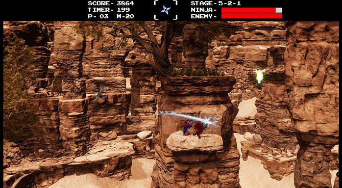 復古風格橫版卷軸動作遊戲《忍者冒險》Steam發售！