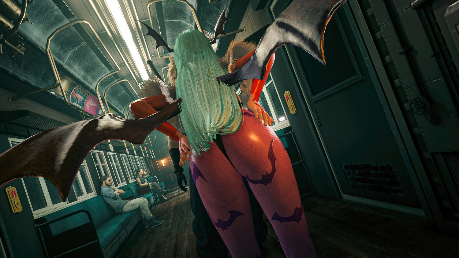 榨乾我吧！《FF7 Re》MOD 蒂法cos “魅魔 莫莉卡”