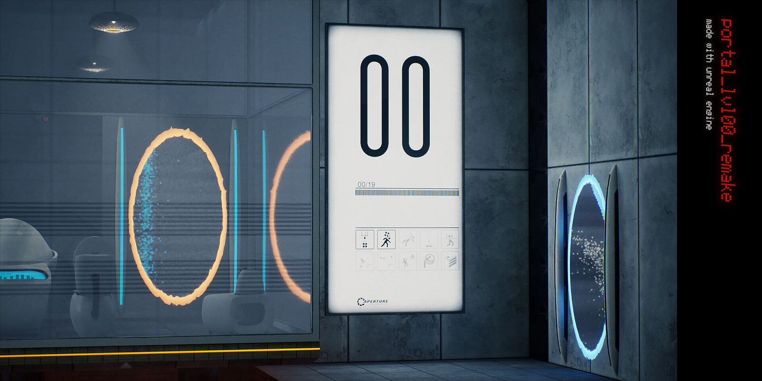 貼圖解析度高達8K！藝術家虛幻引擎5重製《傳送門》