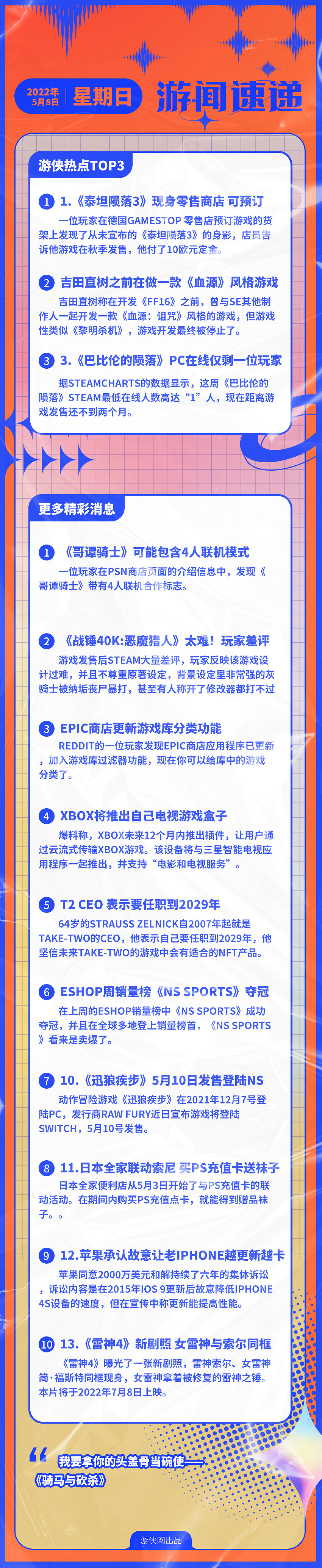 早報:《泰坦隕落3》現身零售商店 秋季發售可預訂