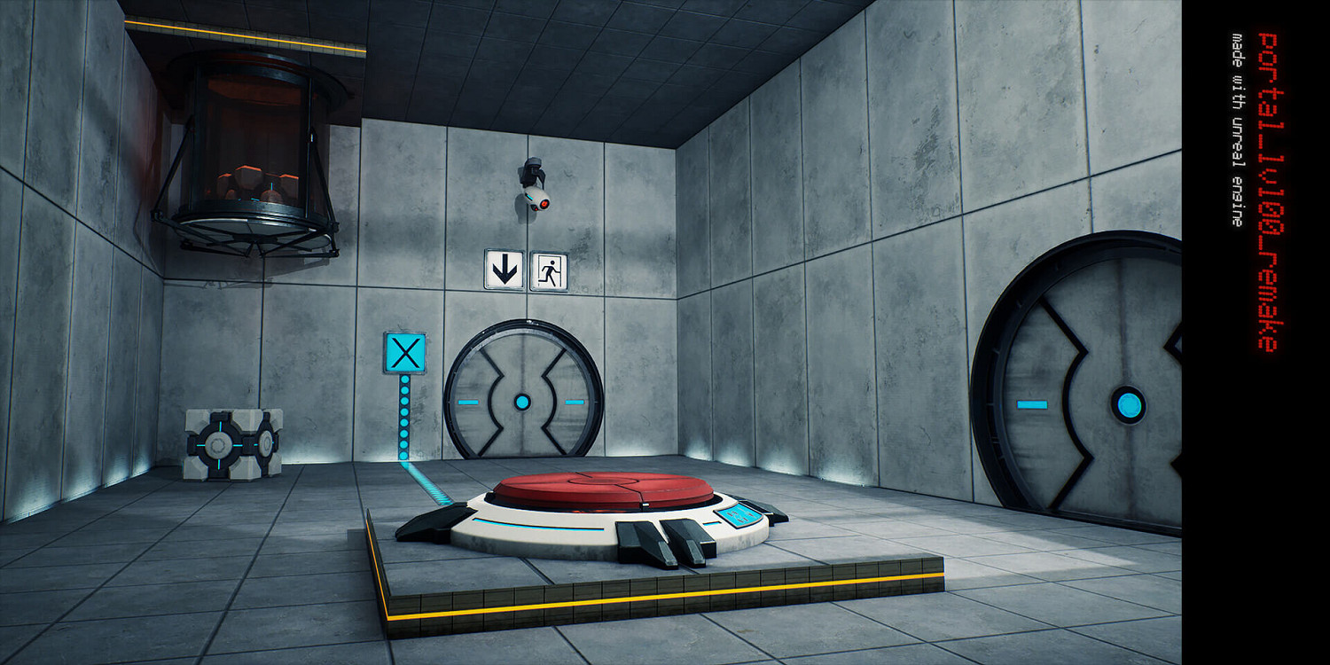 貼圖解析度高達8K！藝術家虛幻引擎5重製《傳送門》