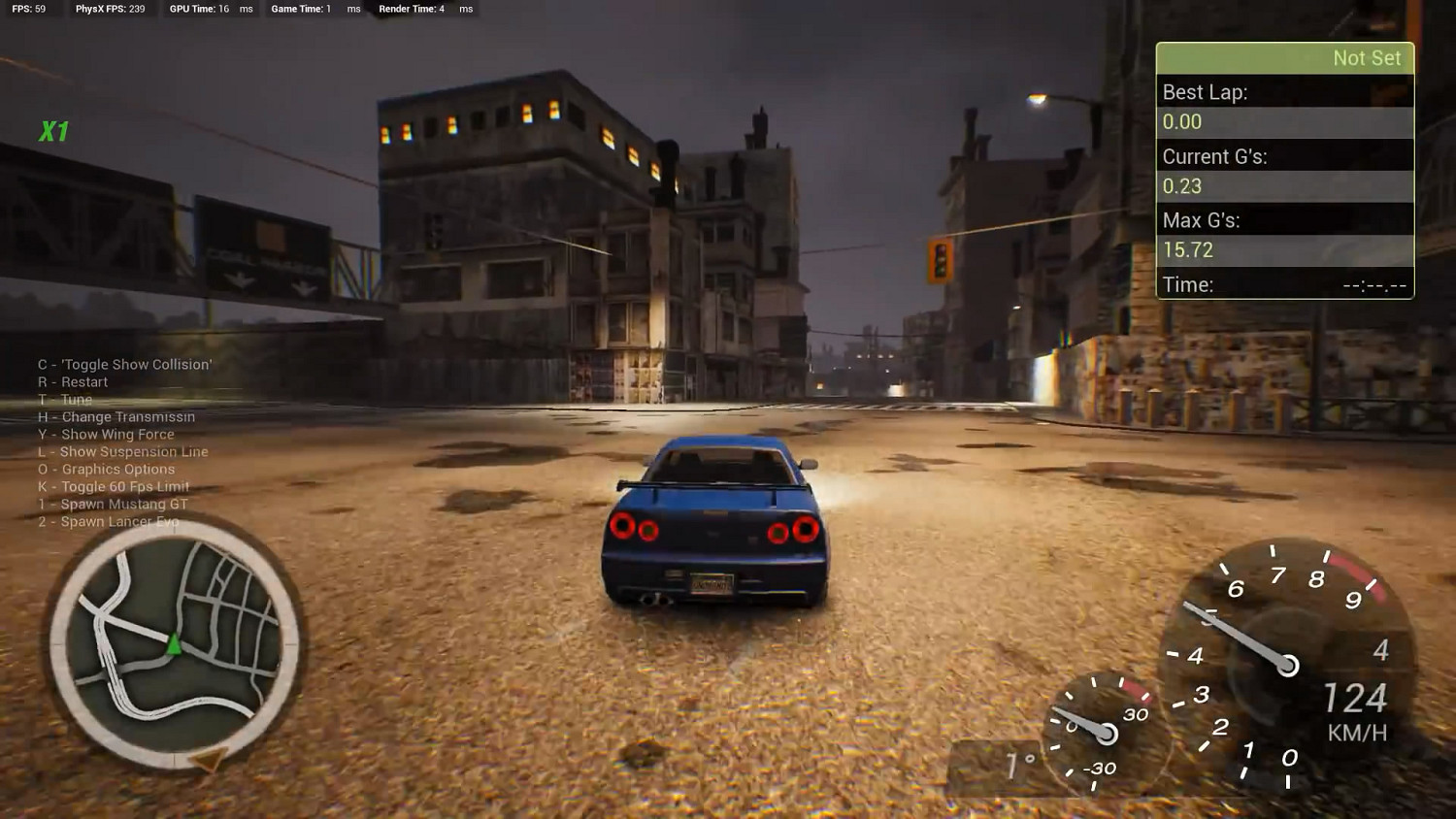 粉絲虛幻引擎４重製《極速快感8:地下狂飆2》華麗展示