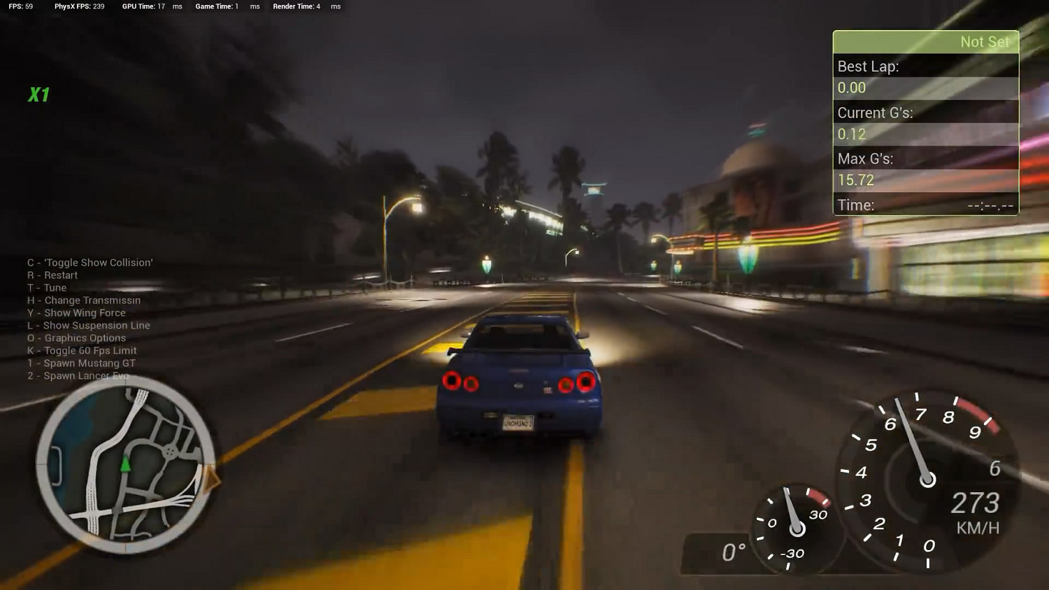 粉絲虛幻引擎４重製《極速快感8:地下狂飆2》華麗展示