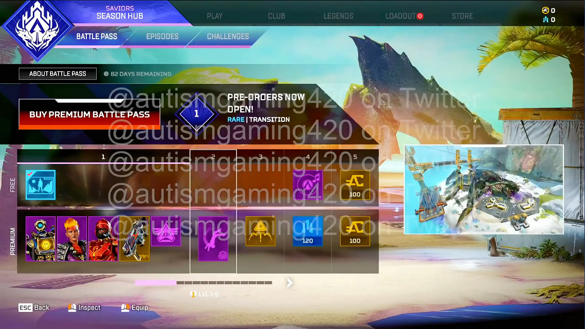 《Apex英雄》第13賽季通行證傳奇皮膚 史詩皮膚曝光