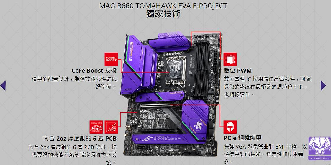 新世紀騙錢戰士來襲 微星攜手EVA推出4款連動電腦硬體 新世紀騙錢戰士來襲 微星攜手EVA推出4款連動電腦硬體