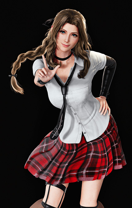 製服太可愛！《FF7RE》愛麗絲“瑪麗蘿絲服裝”MOD