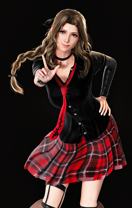 製服太可愛！《FF7RE》愛麗絲“瑪麗蘿絲服裝”MOD