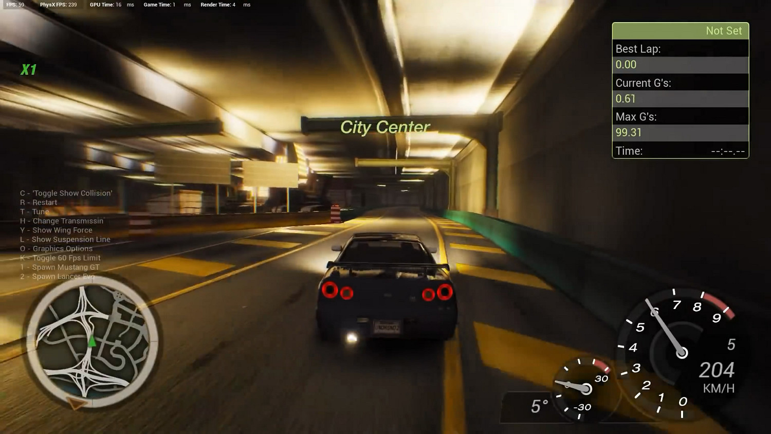 粉絲虛幻引擎４重製《極速快感8:地下狂飆2》華麗展示