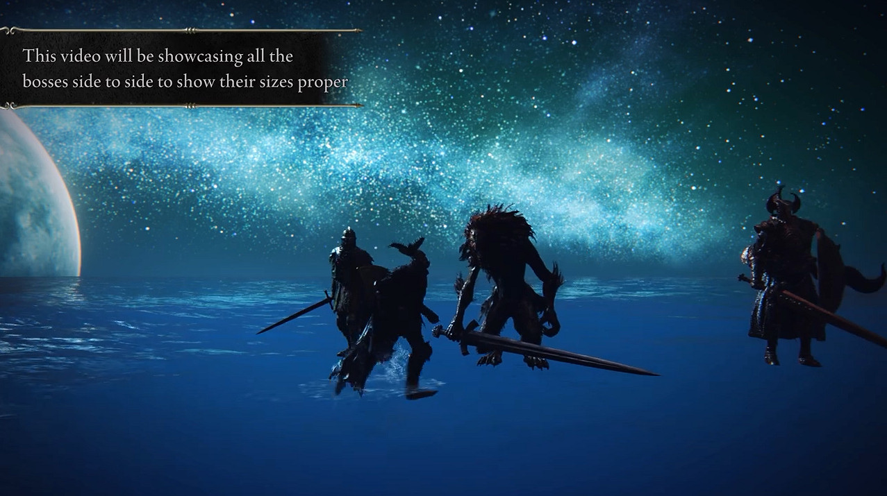 知名“魂學家”對比《艾爾登法環》Boss體型大小 知名“魂學家”對比《艾爾登法環》Boss體型大小