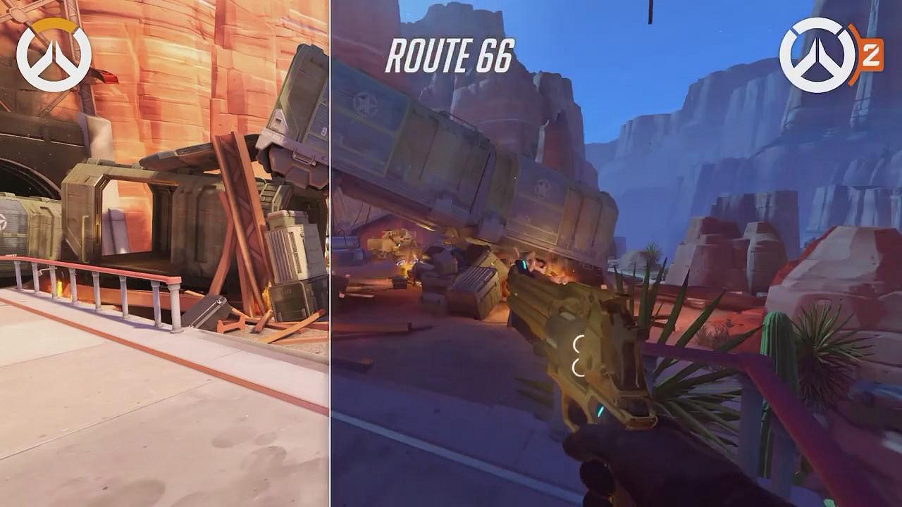 你能看得出來區別嗎？《鬥陣特攻2》地圖與前代對比