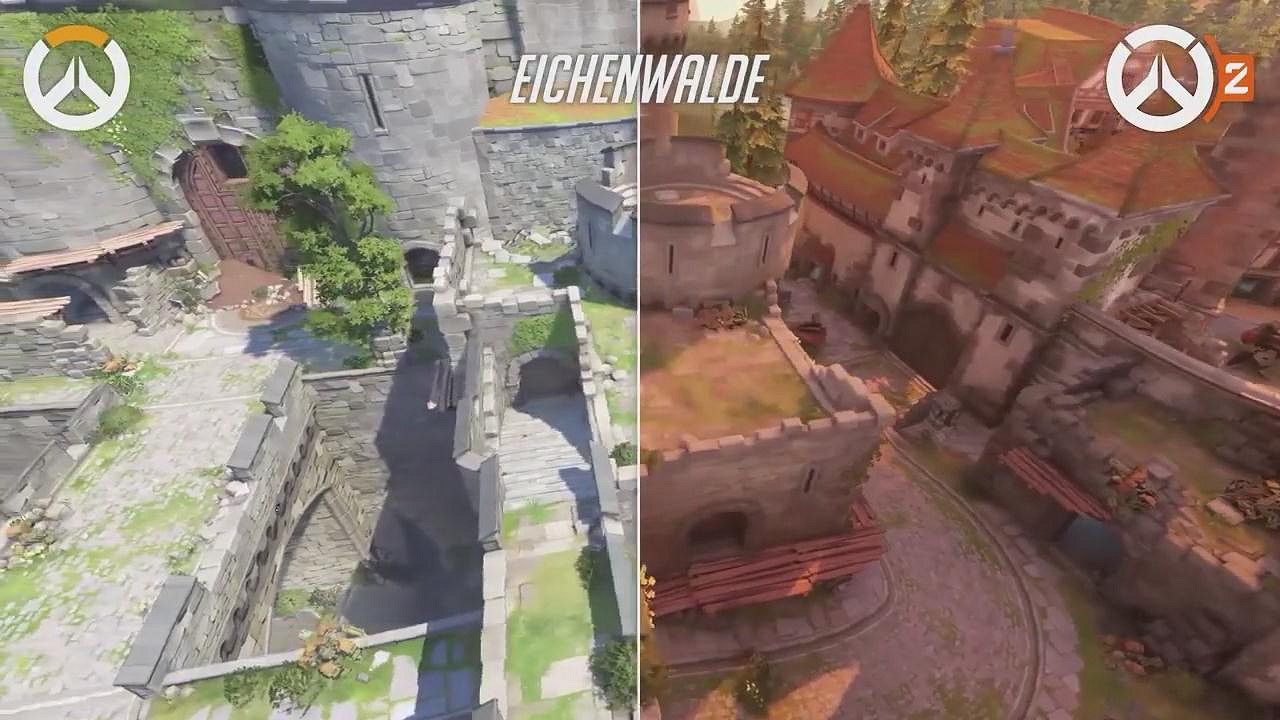 你能看得出來區別嗎？《鬥陣特攻2》地圖與前代對比