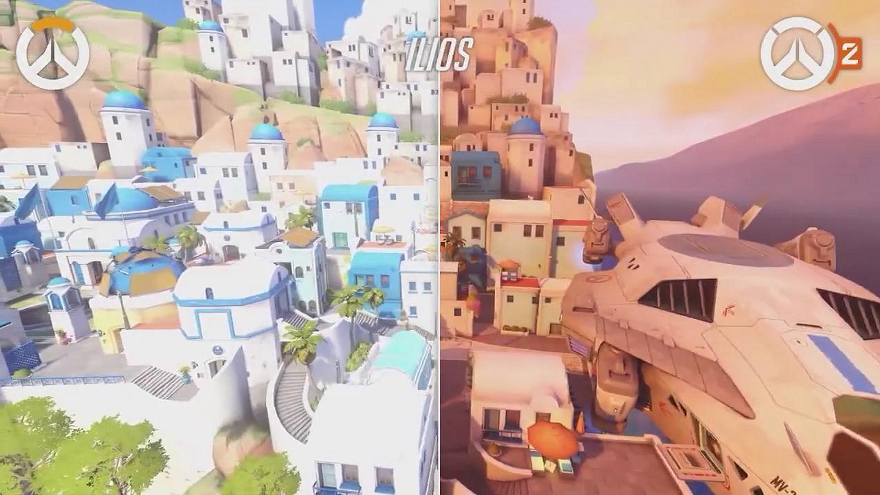 你能看得出來區別嗎？《鬥陣特攻2》地圖與前代對比