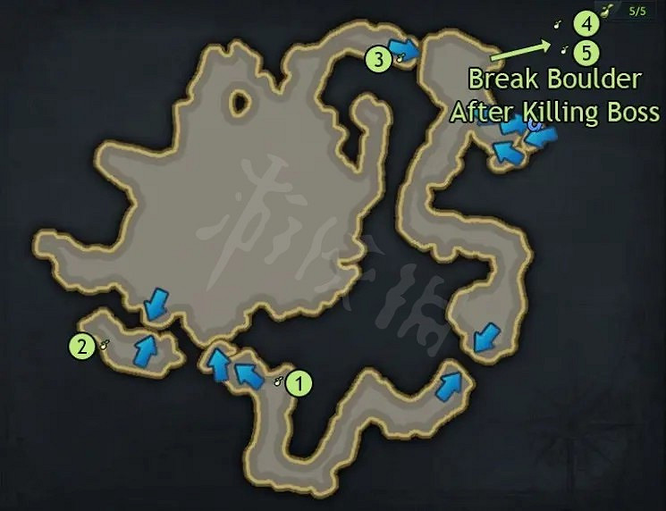 《失落的方舟》吉耶納海東北部摩可可種子有哪些？吉耶納海東北部摩可可種子地圖