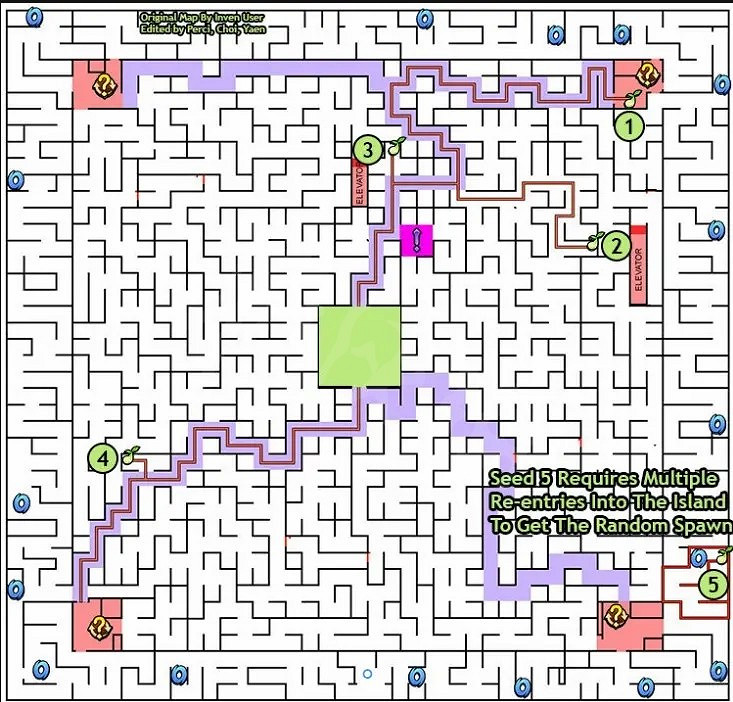 《失落的方舟》吉耶納海東北部摩可可種子有哪些？吉耶納海東北部摩可可種子地圖