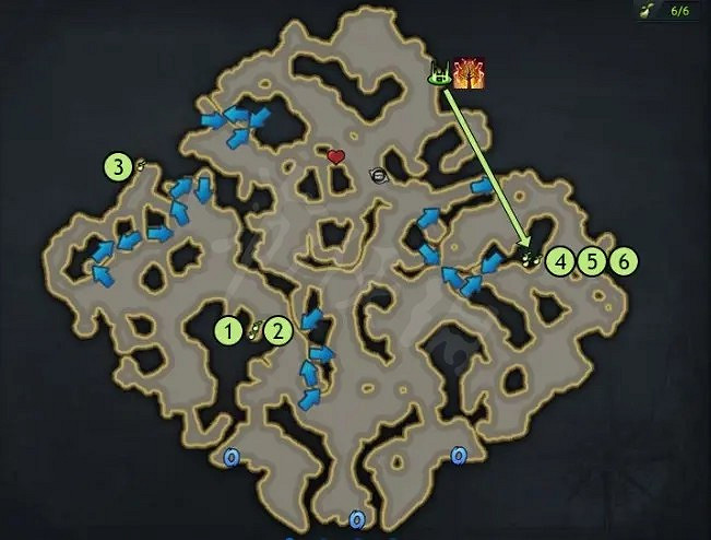 《失落的方舟》吉耶納海東北部摩可可種子有哪些？吉耶納海東北部摩可可種子地圖