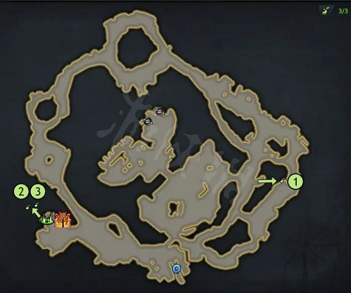 《失落的方舟》吉耶納海東北部摩可可種子有哪些？吉耶納海東北部摩可可種子地圖