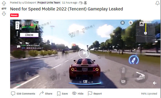 EA再拋橄欖枝！ 騰訊開發《極速快感手遊》影片泄露
