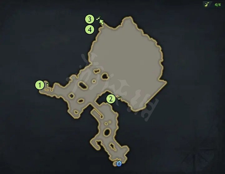 《失落的方舟》吉耶納海東北部摩可可種子有哪些？吉耶納海東北部摩可可種子地圖