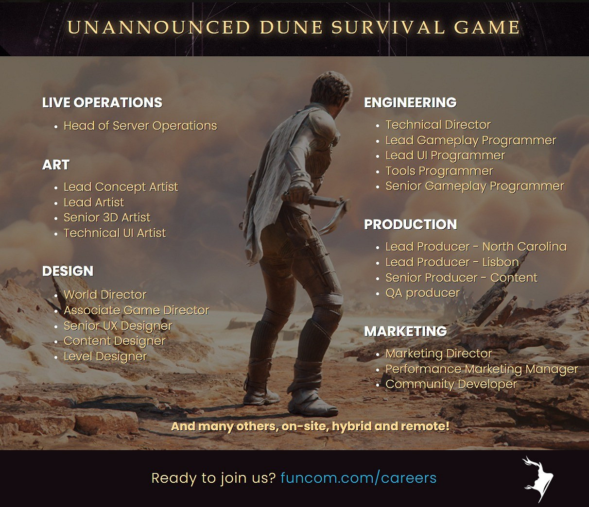 《沙丘》IP新作! 開放世界生存遊戲概念設計圖曝光 《沙丘》IP新作! 開放世界生存遊戲概念設計圖曝光