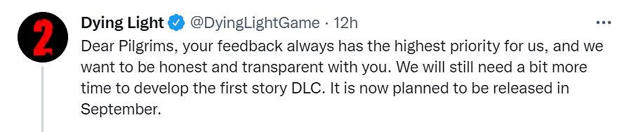 《垂死之光2》首個劇情拓展DLC跳票!再多等3個月 《垂死之光2》首個劇情拓展DLC跳票!再多等3個月