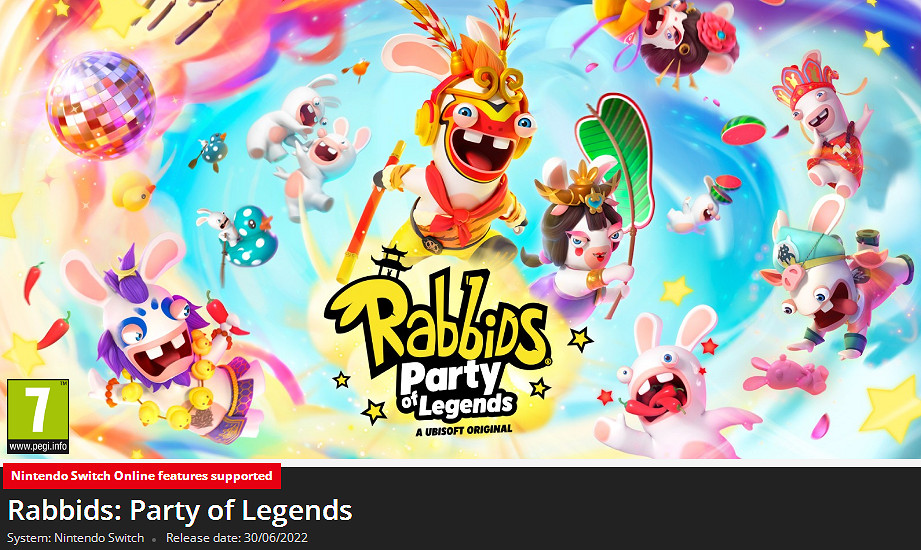 NS日常新聞 又見體感健身遊戲 瘋兔奇遇派對定檔6月