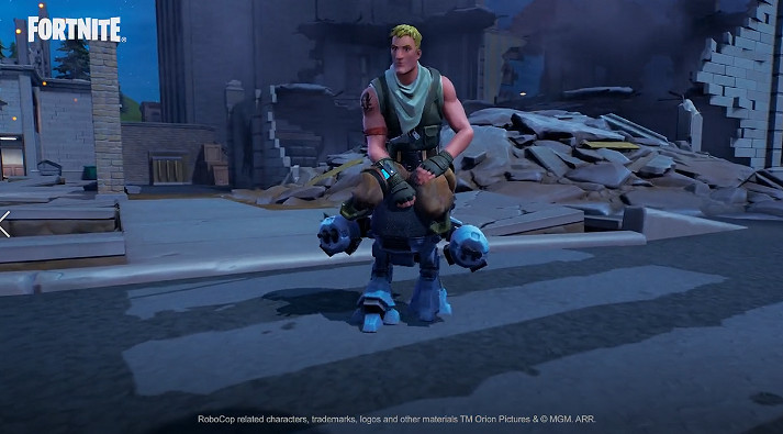 熱血沸騰!《堡壘之夜》連動經典科幻電影《機械戰警》