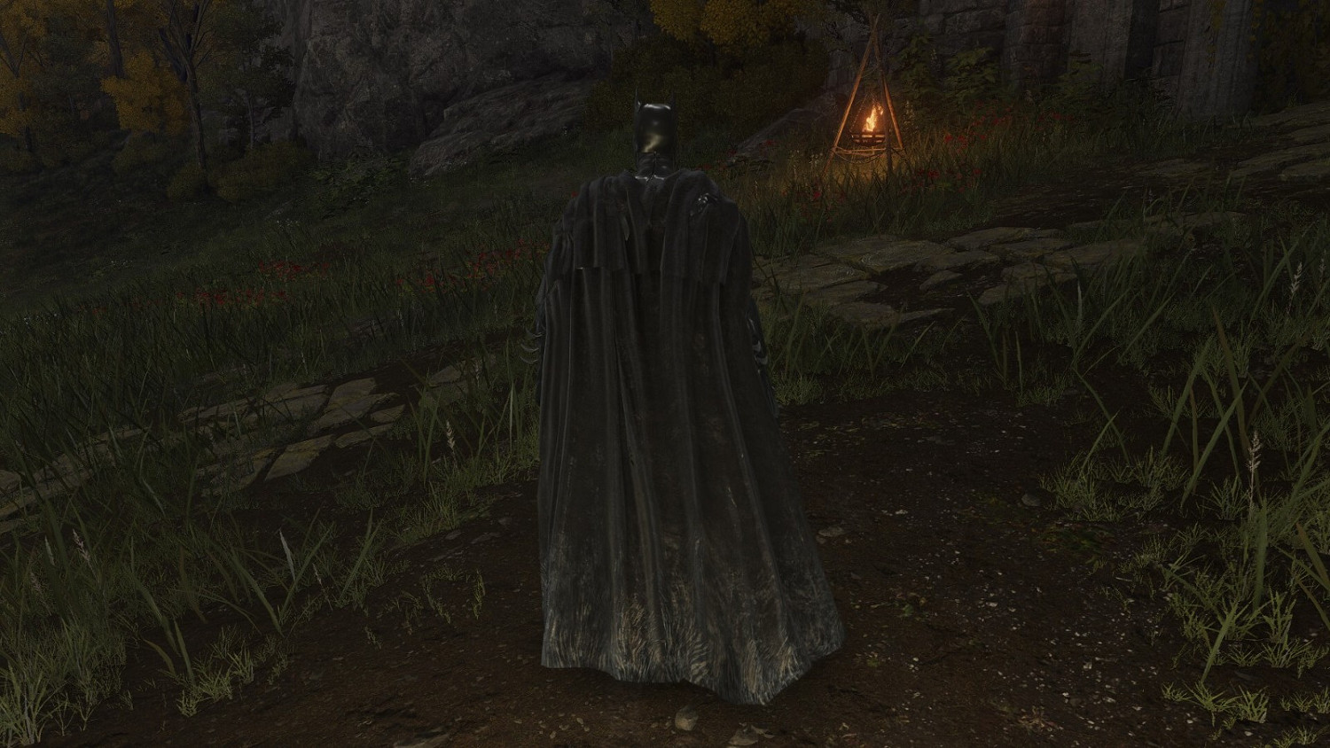 玩家自製《艾爾登法環》蝙蝠俠mod 標誌性風衣炫酷 玩家自製《艾爾登法環》蝙蝠俠mod 標誌性風衣炫酷