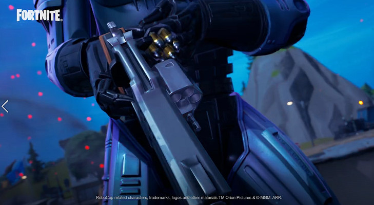 熱血沸騰!《堡壘之夜》連動經典科幻電影《機械戰警》