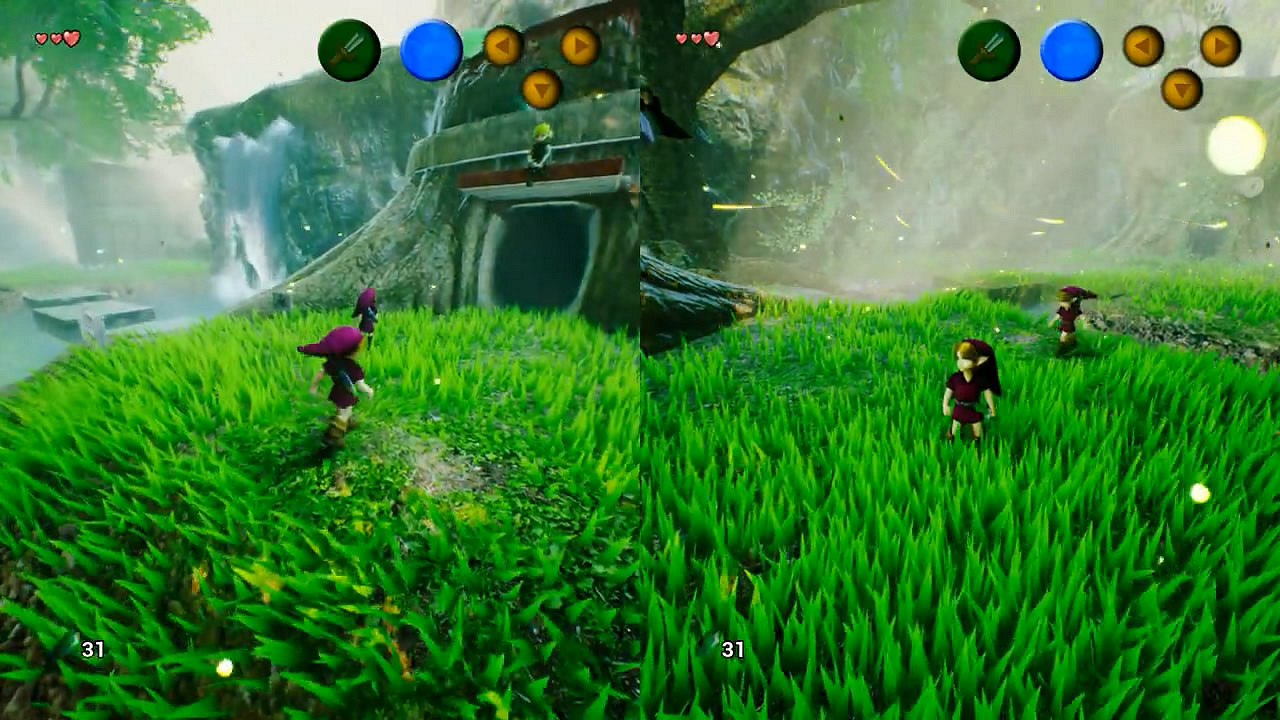 粉絲虛幻4重製《塞爾達時之笛》！還加入雙人合作模式