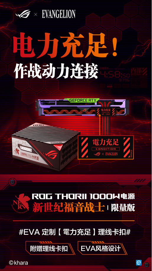 ROG x EVA 聯名新品正式發布，重燃青春招募頭號玩家