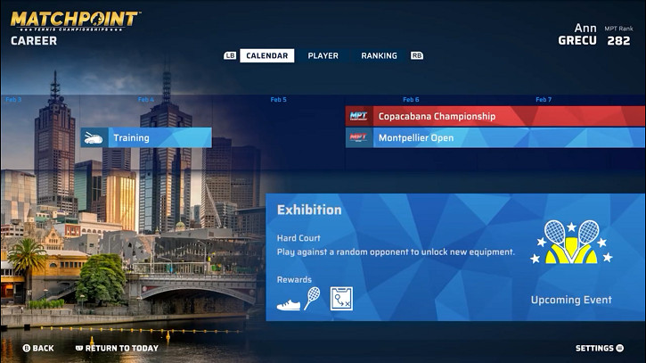 《決勝點 網球錦標賽》發布新預告 遊戲將於7月7日發行