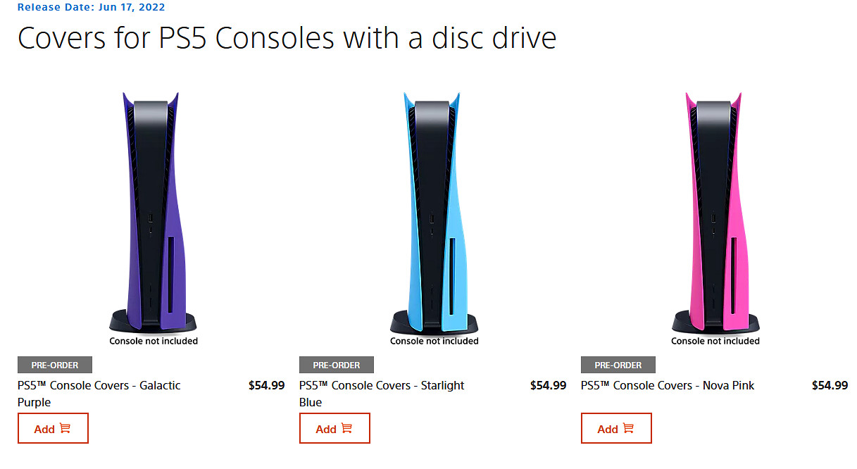 PS5新配色主機開啟預購！三種新配色外殼任君挑選