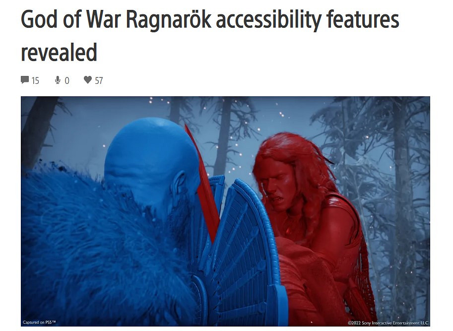 快發售了嗎？索尼發布《戰神5》遊戲輔助功能介紹！