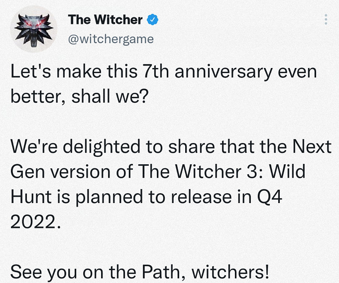 跳票多次的《巫師3：狂獵》次世代版確定在年底發布