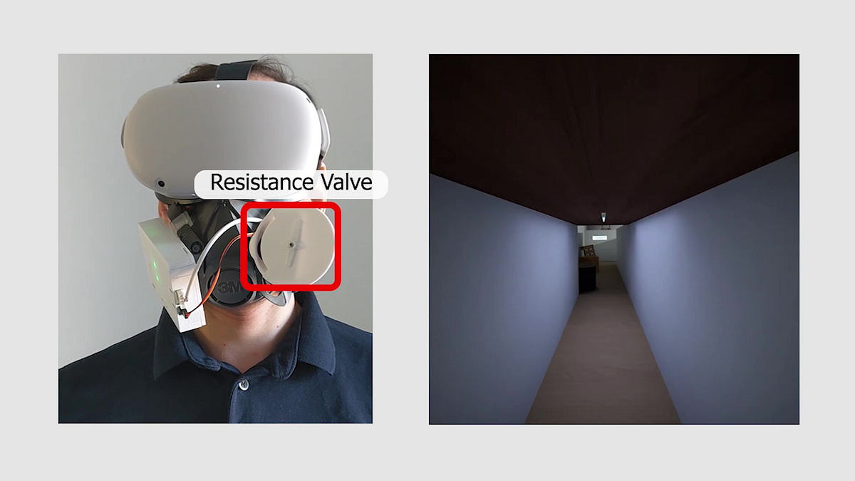 仿佛潛龍諜影片場來的 科學家製造VR呼吸面罩造型科幻
